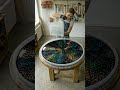 🐍✨ Luxury Resin Table Transformation 😍 Unreal Detail #epoxy #resinart #creative #diy #shorts