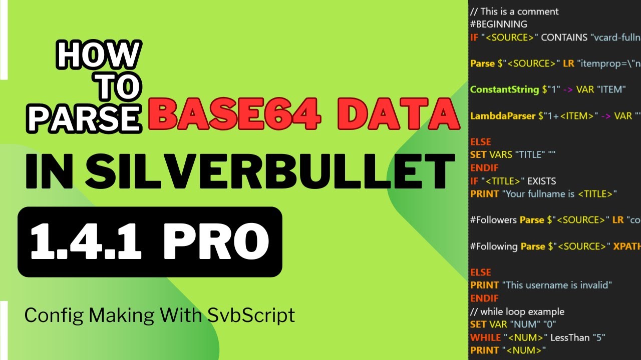 Base64 Parser How to parse base64 data in Silverbullet like a Pro | @itspyguru - YouTube