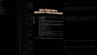 រៀន Bootstrap Carousel / Slide Show ងាយៗ 🚀