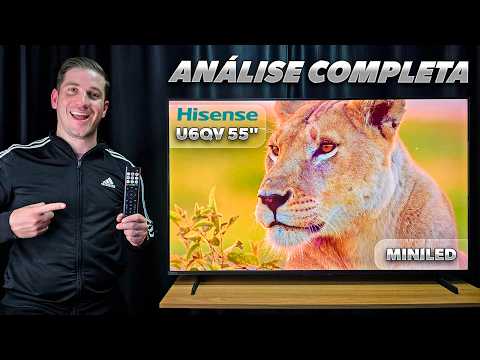 SMART TV HISENSE U6QV MINILED | Análise Completa e Avaliação Final - Vale a Pena?