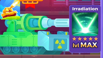 Tank Stars - Gameplay Walkthrough part 57 - Tank Atomic & Irradiation Weapon Max lvl (iOS,Android)