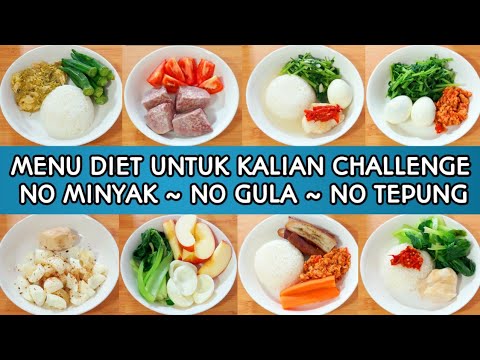 BUAT KALIAN COBA CHALLENGE❗MENU DIET NO GULA, NO MINYAK, NO TEPUNG,  DIJAMIN BADAN TERASA ENTENG