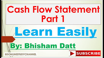 Cash Flow Statement Part 1