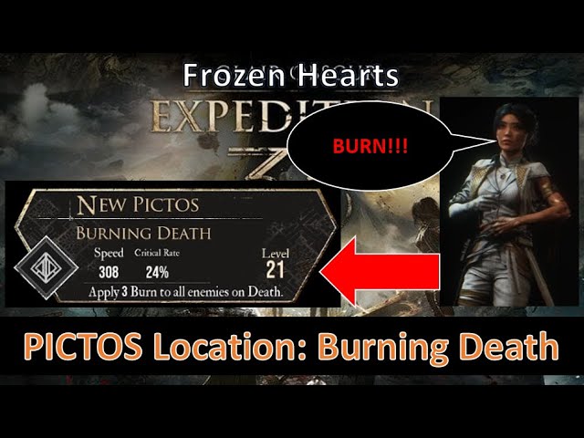 How to Obtain the Burning Death Pictos in Clair Obscur Expedition