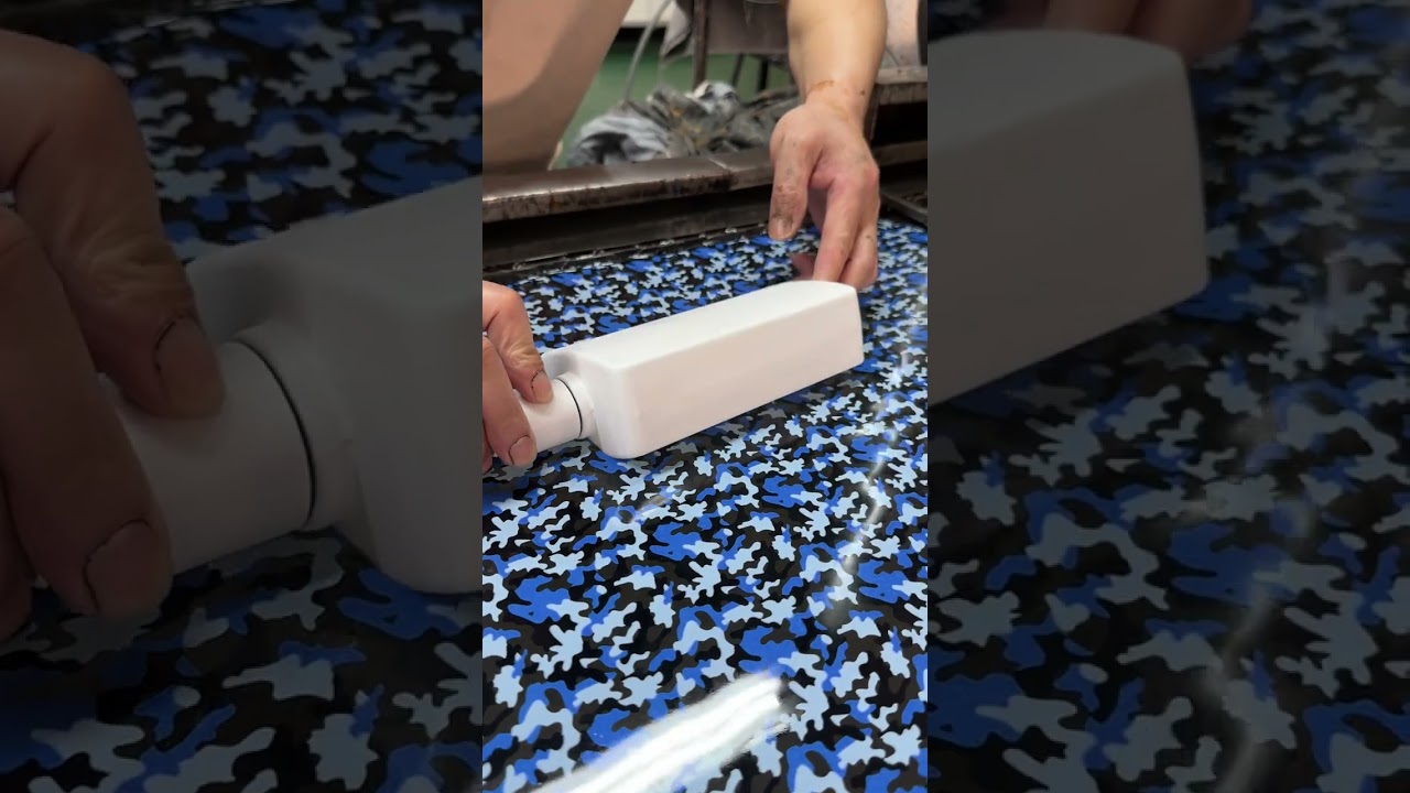 Wine Bottle Camouflage Water Transfer