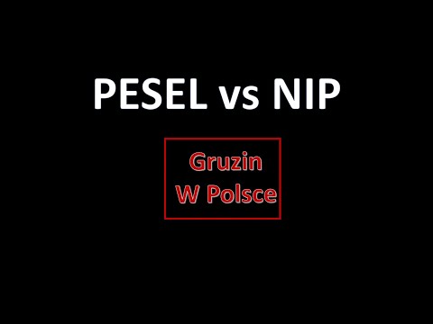 რა არის პესელი და ნიპი: PESEL vs NIP