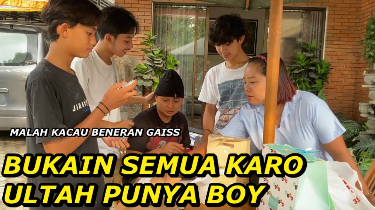 BOY PANEN KADO ULANG TAHUN TERNYATA BANYAK BANGET. ADA YANG ISTIMEWA NII