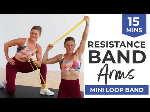 Resistance Band Arm Workout (Video)
