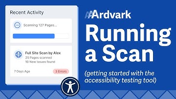 Run Automated A11y Scans | Getting Started with AAArdvark | Digital Accessibility Testing Tool