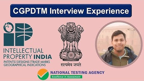 CGPDTM Interview Experience || Physics || Examiner of Patents & Designs || The Informant