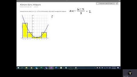 Riemann Sums: Midpoint