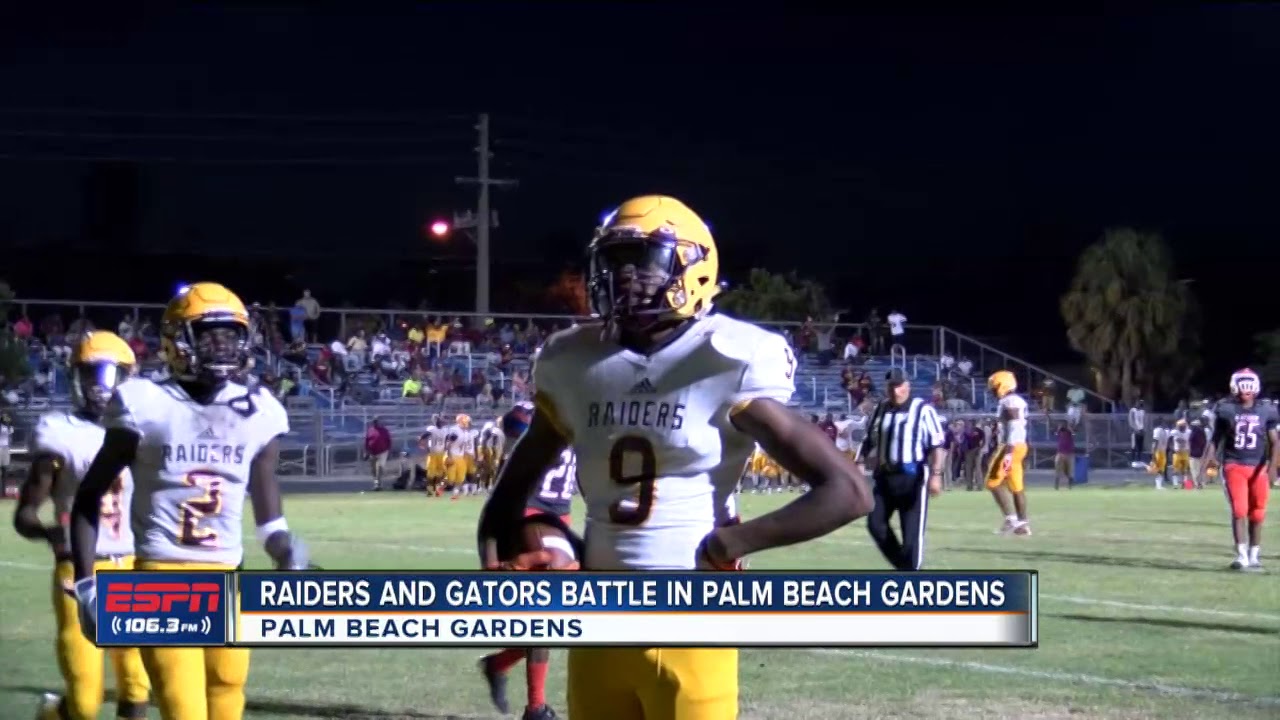 Glades Central Vs Palm Beach Gardens Football Youtube