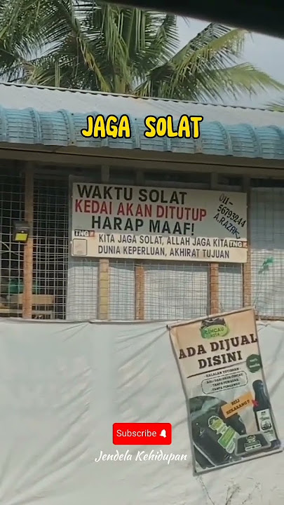 JAGA SOLAT!! Biar apa pun pekerjaan kita, jaga solat ya #solat #shorts