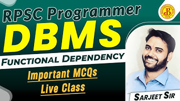 RPSC Programmer DBMS FD MCQ Importance