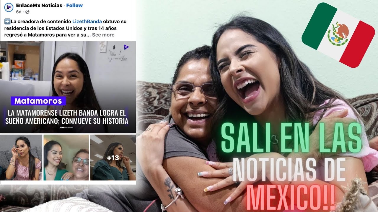 SALI EN LAS NOTICIAS!! 😱 - LIZETH BANDA - YouTube