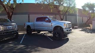 Pair of 2019 Ford f250 super duty trucks with bds suspension fox racing 6\