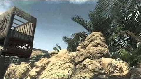 Call of Duty Black Ops | How To Hit A On Domination From Spawning At C - Firing Range