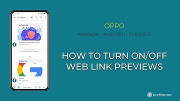 How to Turn On/Off Web link previews - Oppo [Android 11 - ColorOS 11]