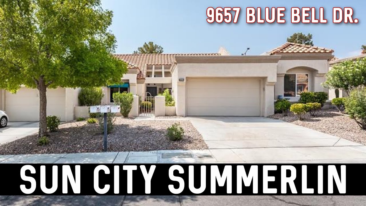 Sun City Summerlin TownHome For Sale 2 beds, 2 baths, 1196 sq.ft