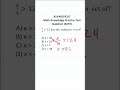ASVAB/PiCAT Math Knowledge Practice Test Q: Solving An Inequality #acetheasvab w/ #grammarhero