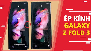 ÉP KÍNH MÀN HÌNH TRƯỚC SAMSUNG GALAXY Z FOLD 3 - Không Cần Tháo Màn Khỏi Khung