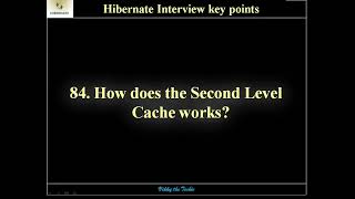 HB84. Hibernate Second Level Cache - Works