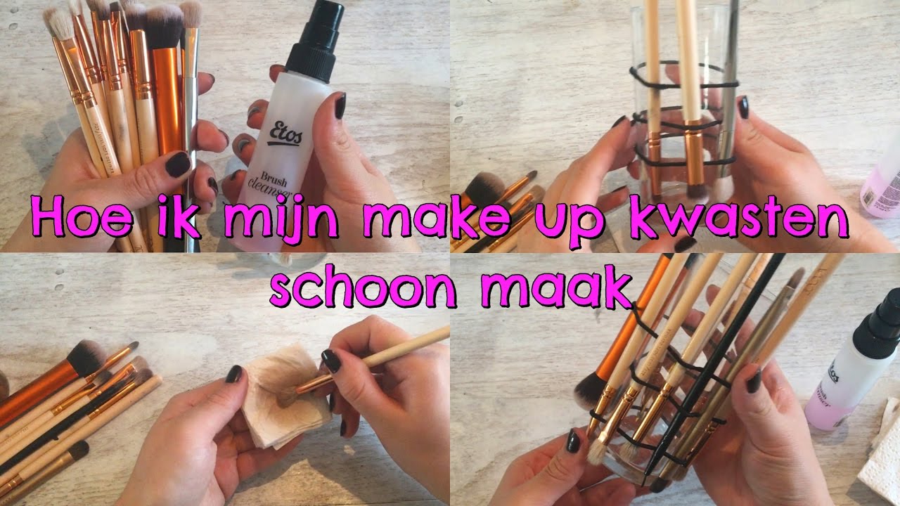 Hoe ik mijn make up kwasten schoon maak Xia Yan