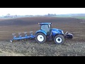 Orka zimowa New Holland T6.165+ pług New Holland | Cab View | POV | Okiem Operatora