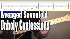 Avenged Sevenfold - Unholy Confessions Guitar Tutorial w/TABS  - Durasi: 39:33. 