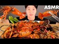 ASMR MUKBANG | SPICY SQUID, CLAM & ENOKI, SHIITAKE, OYSTER MUSHROOM EATING SOUND 먹방