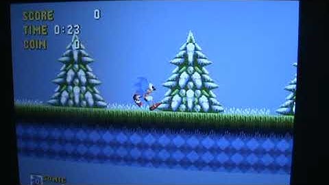 Sonic Debut Prototype - Ice Mountain 1