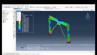 ABAQUS tutorial ; Steel braced frame modeling and analysis under the cyclic loading Wealth