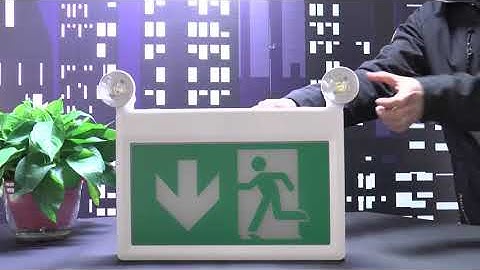 Emergency Exit Running Man Sign