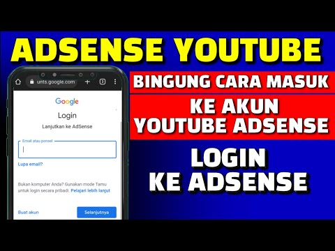 CARA LOGIN GOOGLE ADSENSE || ADSENSE YOUTUBE