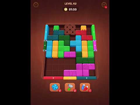 Wood Away Block Puzzle Level 62 Walkthrough #games #gaming #blockpuzzlegame