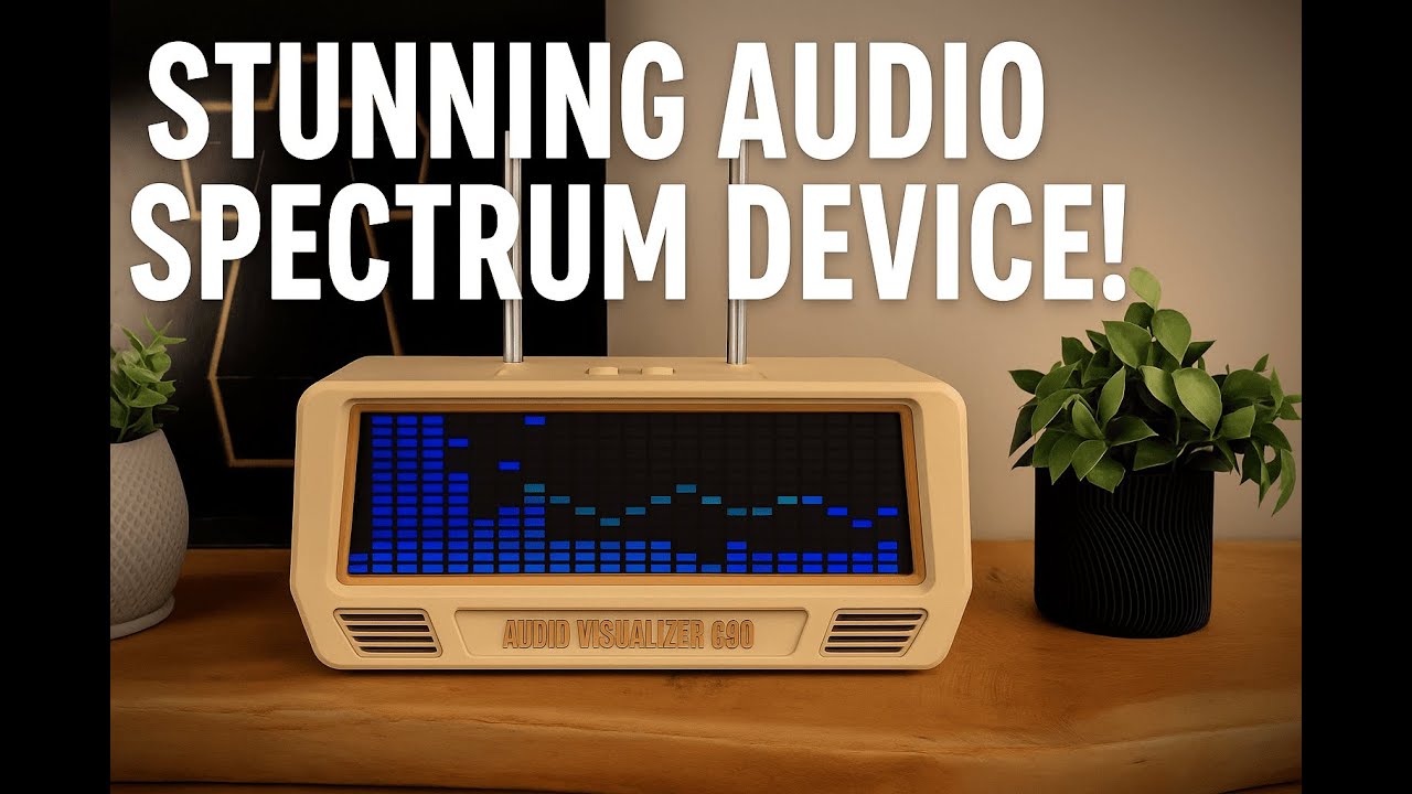 Audio Visualizer C90 - Handcrafted Real-time LED Music Spectrum