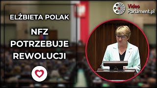 Elżbieta Polak: NFZ wymaga pilnej reformy