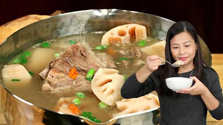 Easy Pork Bone Soup with Lotus Root under $10 猪骨莲藕汤 - DayDayNews