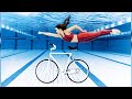 HOW TO RIDE A BIKE UNDERWATER with Violalovescycling