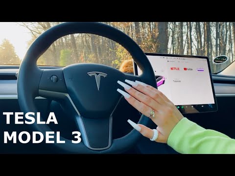 ASMR FAST CAR TAPPING ⚡ TESLA MODEL 3 + LENS TAPPING 😍 (fast tapping & scratching)