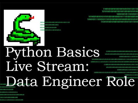 Python Basics Live Stream Landing Data Engineering Role