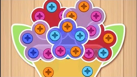 Relaxing Screw Sorting Game | Woodle Puzzle Master | ASMR IQ Gameplay