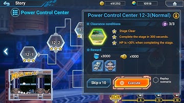 ROCKMAN X DIVE OFFLINE : Power Control Center 12-3 (Normal) Deep Element Hidden