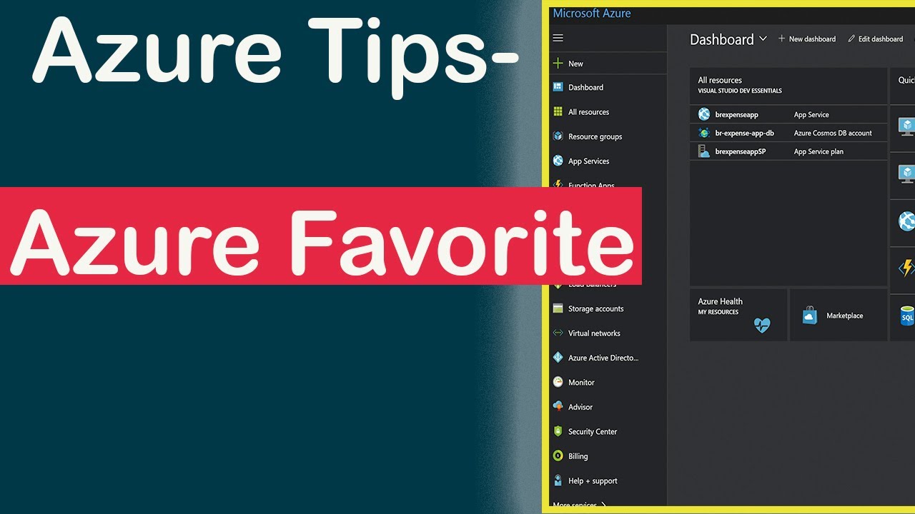 Azure Tips and Tricks | Azure Favorite | Azure in Hindi - YouTube