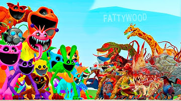 New Zoochosis Monsters Vs New Smiling Critters Poppy Playtime Chapter 3 In Garry
