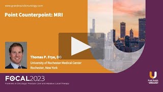 Point Counterpoint: MRI