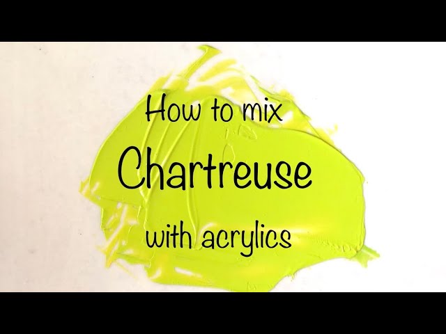 How To Make Chartreuse, Acrylics, ASMR