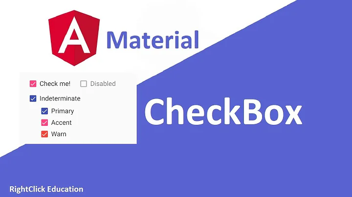 Angular Material Checkbox | Angular Material Tutorial 5