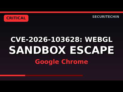 CVE-2026-103628: Chrome WebGL Sandbox Escape Explained