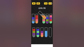water sort puzzle level 170 | crazy game
